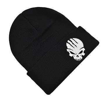 Amazon.com: CMEPCBG Halloween Skull Beanie Black Skeleton